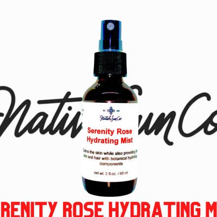 SERENITY ROSE HYDRATING FACE/HAIR MIST for wholesale by Native Sun Companies LLC