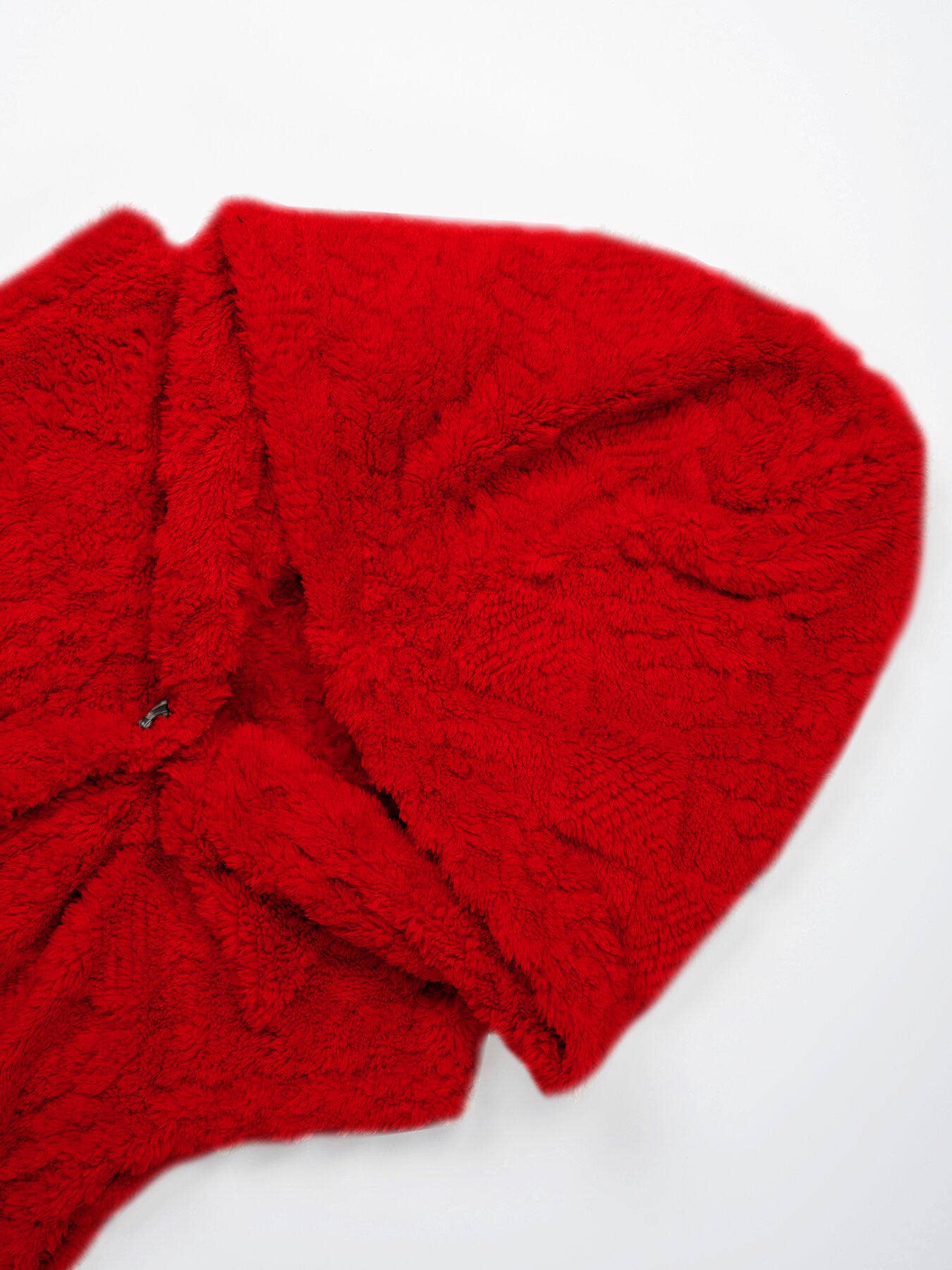 Rosa Clothing - Wholesale Outerwear Vest - Women's - Textured Leisure Double-Sided Plush Hooded Vest8