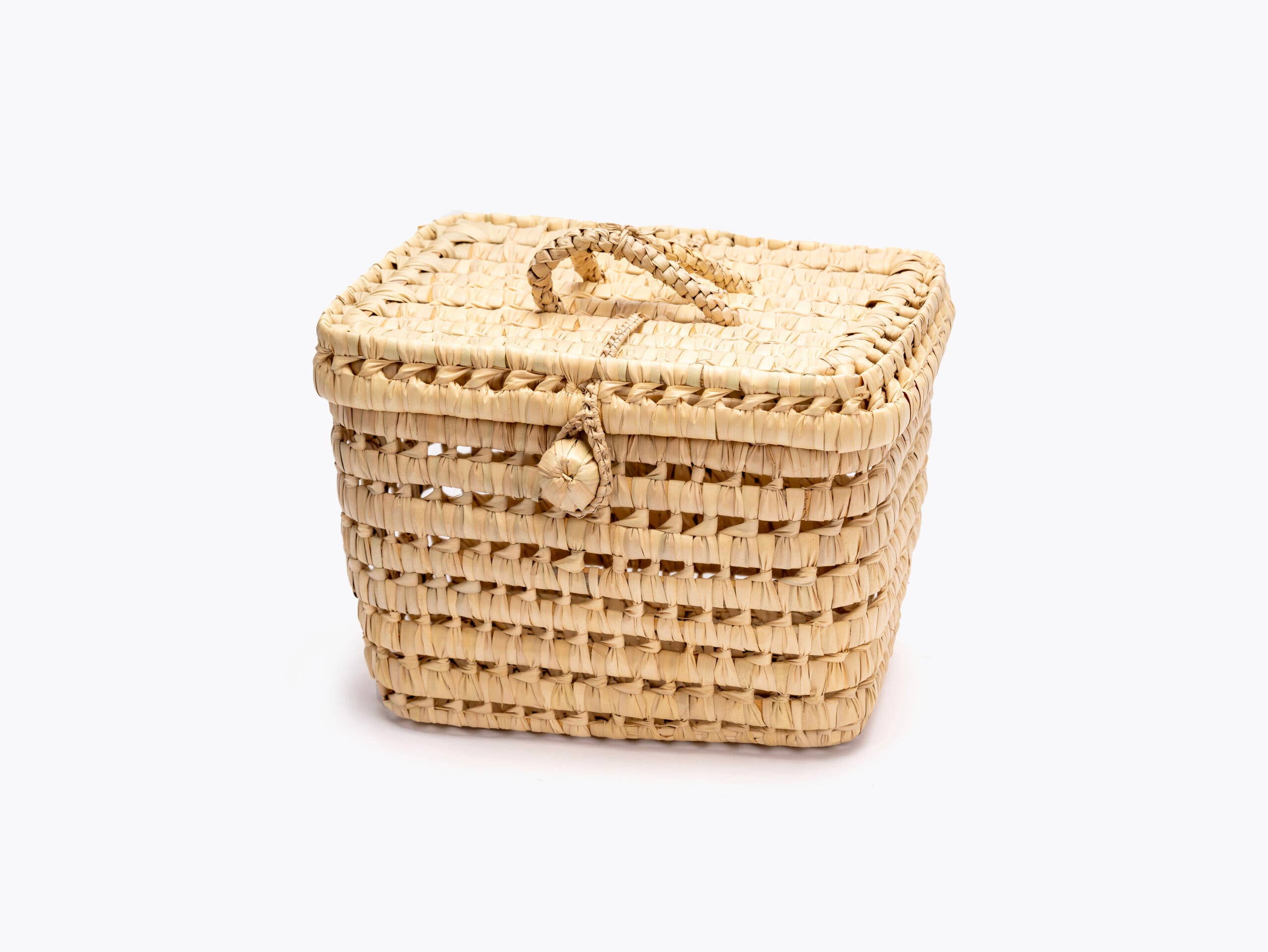 ZocoChic – wholesale Basket – Moroccan palm storage basket 30cm and 20cm, wicker.3