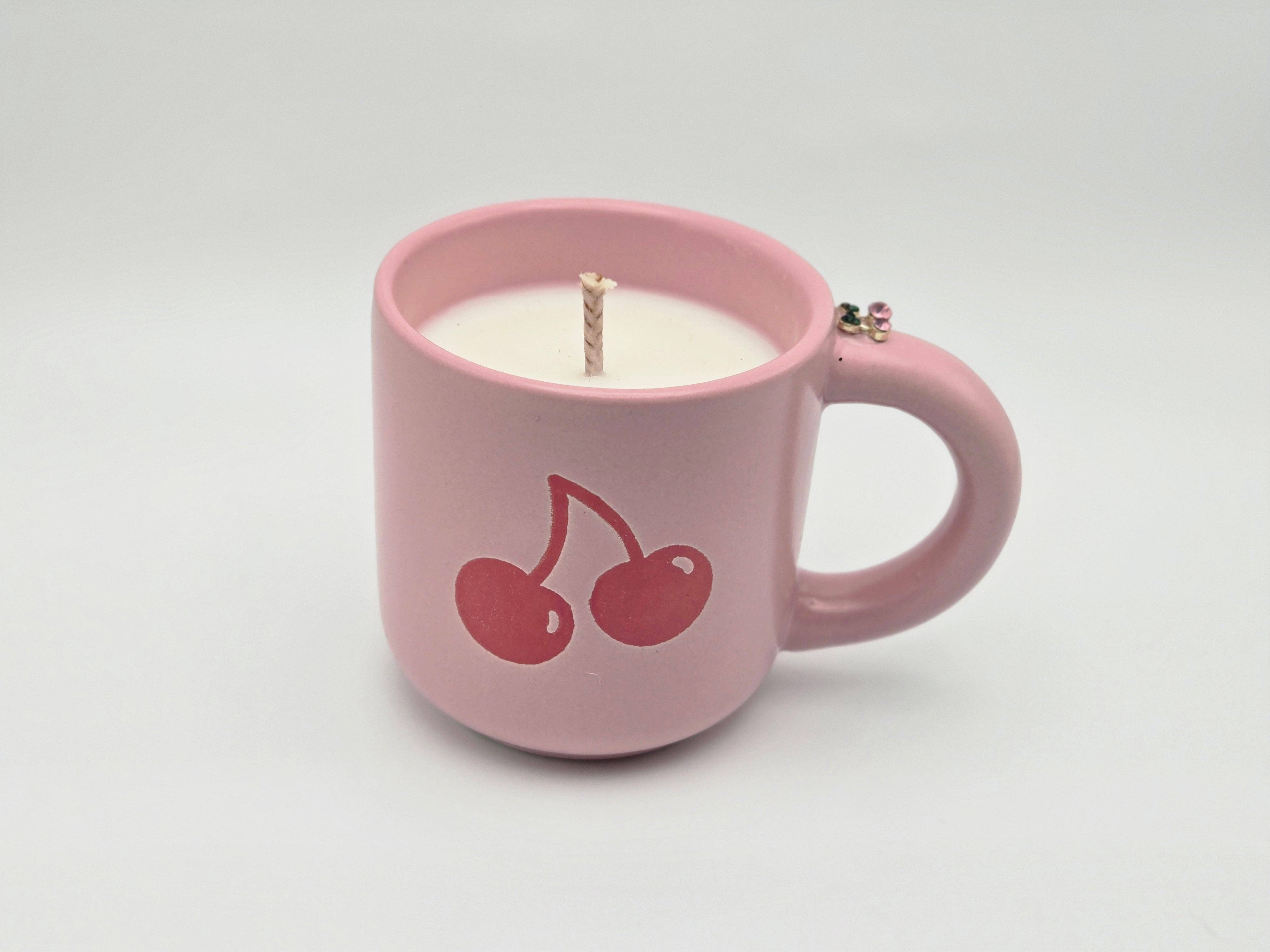 Simply Southern Homemade – Engroshandel Glaslys – Mini Rød Kirsebær Fornøjelse Lys1