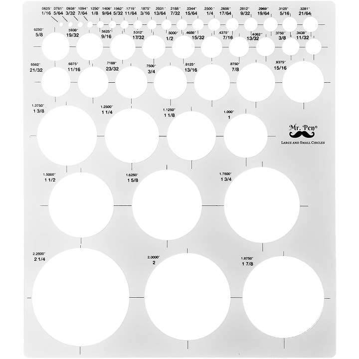 Mr. Pen – wholesale Linjal – Mr Pen fransk kurva och mall linjal set, 6 stycken