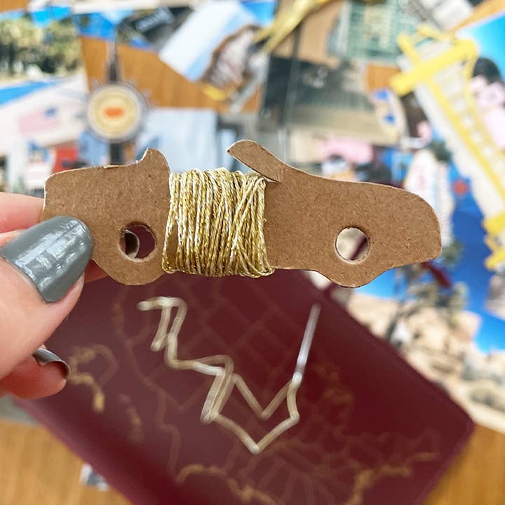 Chasing Threads – Großhandel Notizbücher – Stitch Your Travels — USA Edition Reise-Notizbuch in Kastanien7