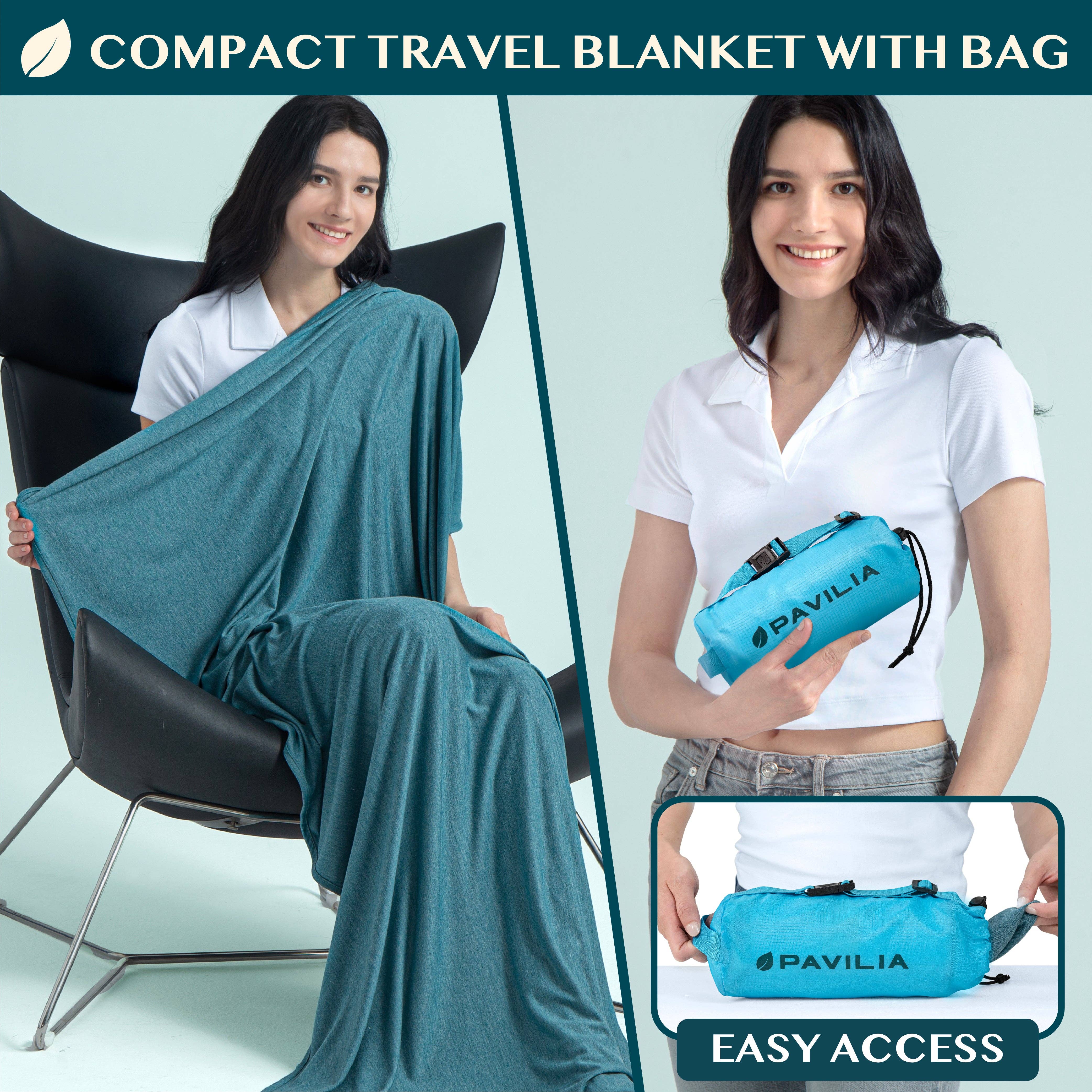 Pavilia - Wholesale Travel Blanket - Compact Travel Blanket with Bag16