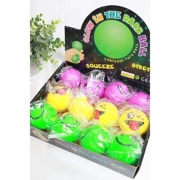 MIX COLOR Emoji Squishy Ball for wholesale on Faire