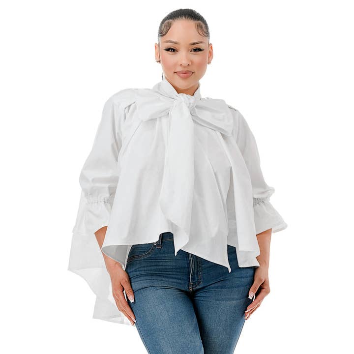 Black Pearl Clothing - Wholesale Blouse - Women's - FLOWING GRACE TOP1