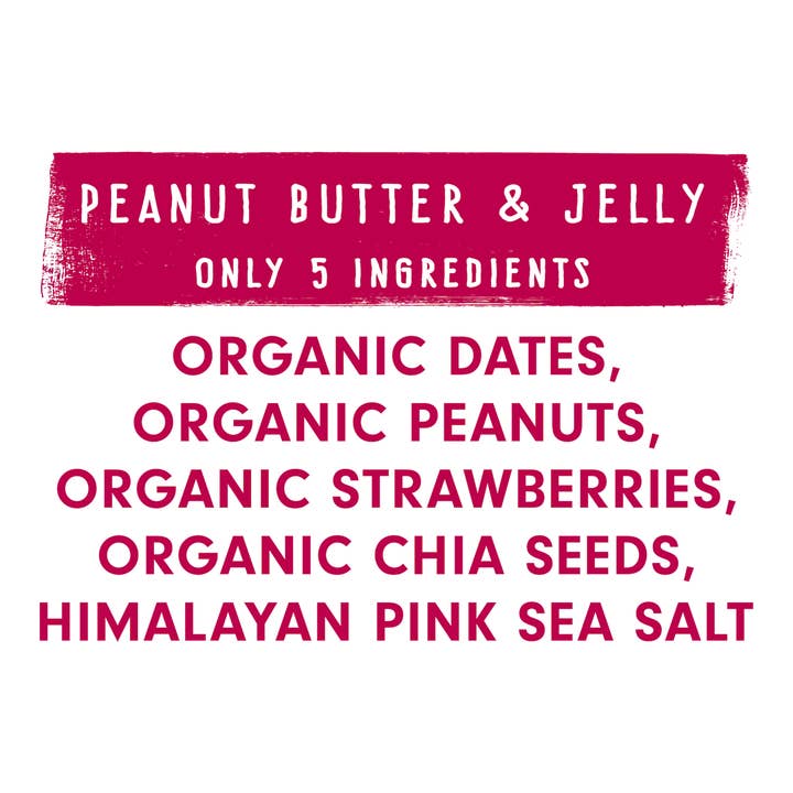 Jonesbar - Wholesale Snack Bar - JONESBAR Peanut Butter and Jelly Organic Fruit & Nut Bar