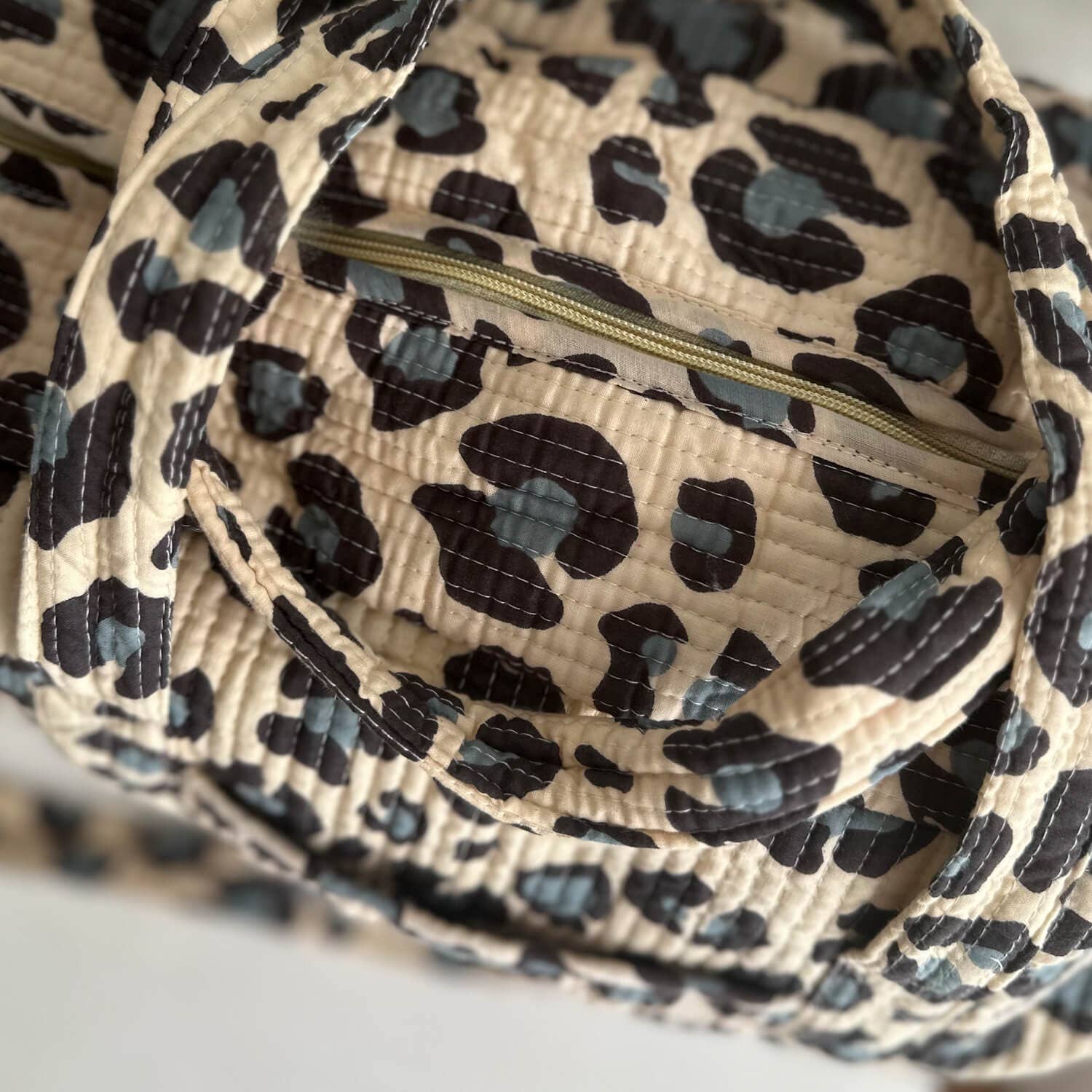 kikooni - Wholesale Weekender Bag - Women's - Large travel bag "blue Leo"5