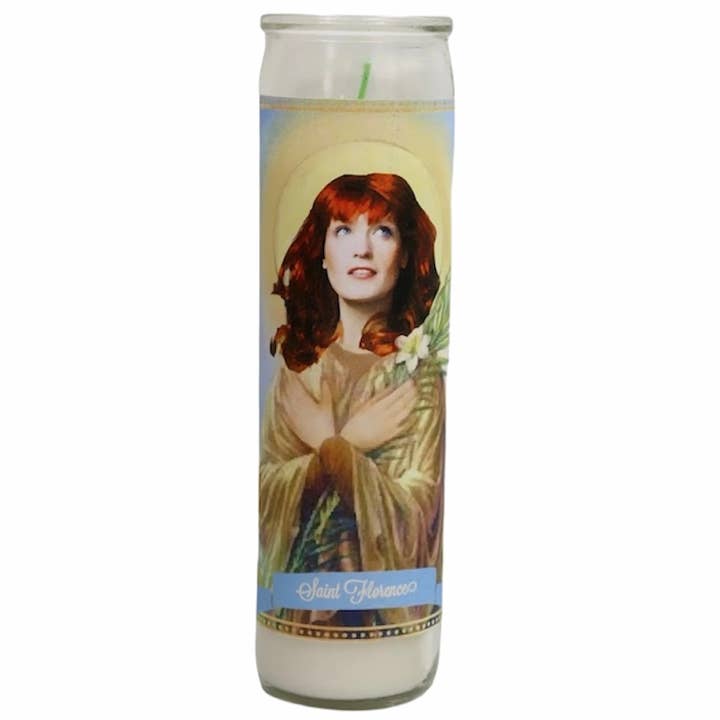 The Luminary and Co. - Wholesale Votive Candle - Florence Welch Devotional Prayer Saint Candle