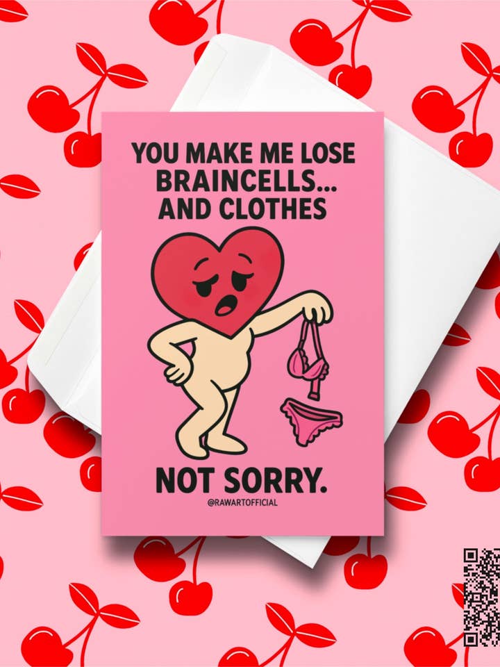 Carte Drôle et Sexy pour Couple : Anniversaire Coquin, Amour Épicé pour Adultes, Cadeau de Saint-Valentin pour la vente par Hot Mess Paper Co.