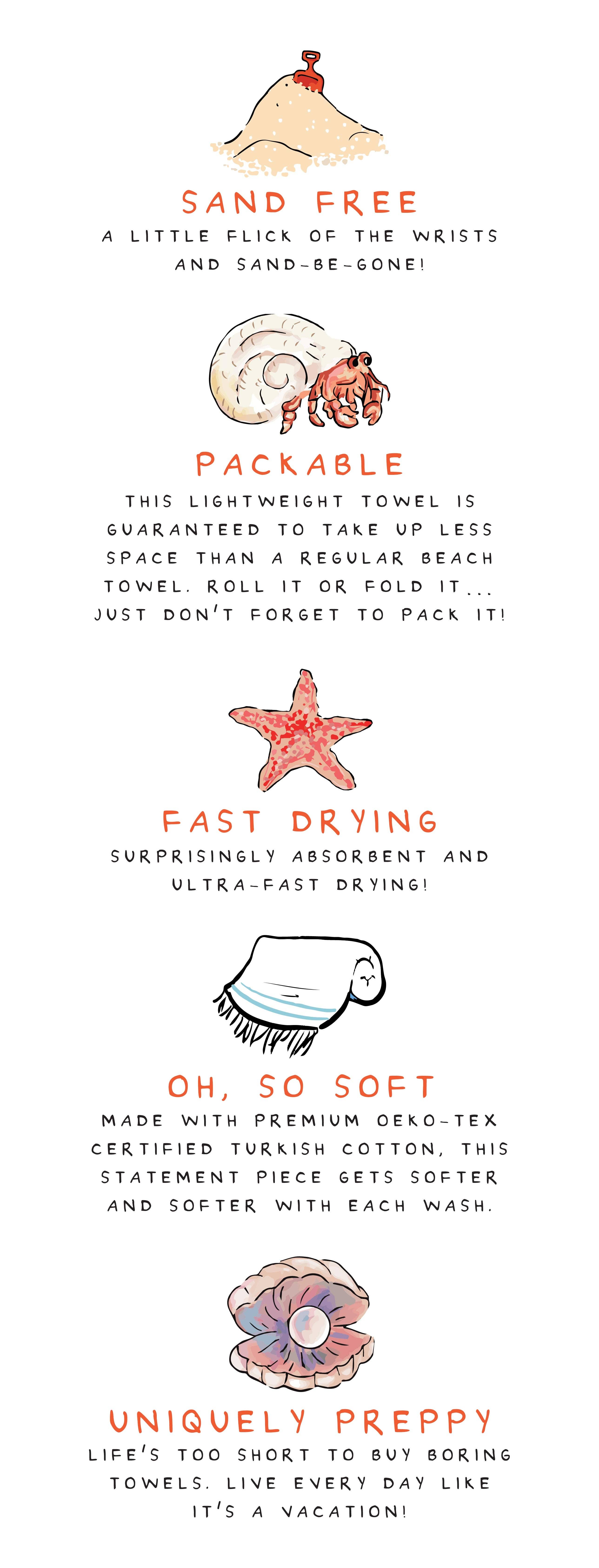 Ramus & Co. - Wholesale Beach Towel - Pink Cove Turkish Beach Towel4