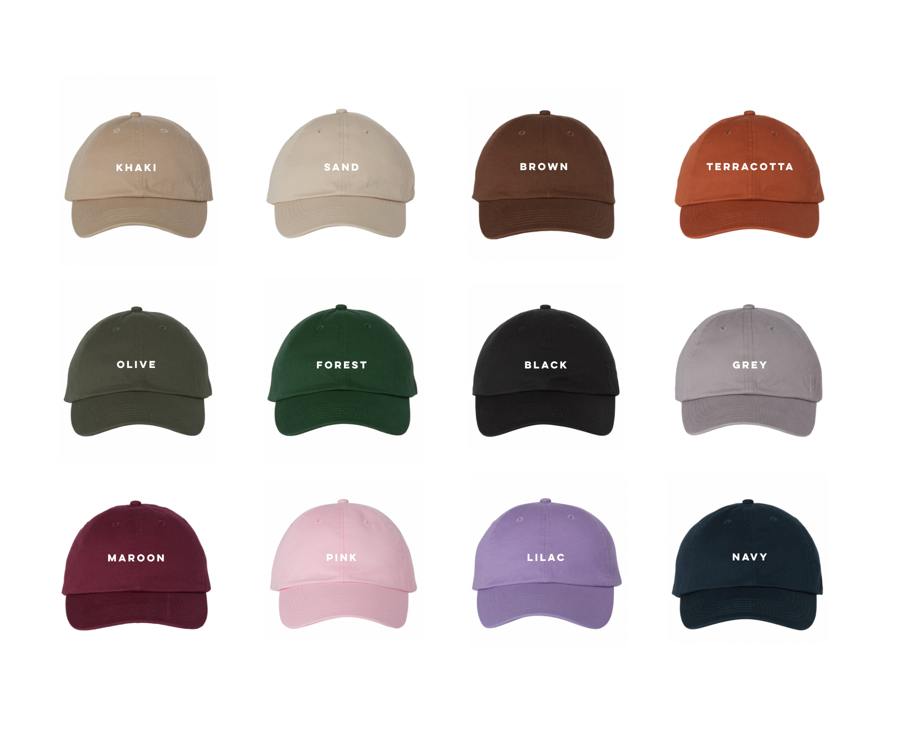 Forma Design - Wholesale Honkbalpet - Uniseks - Op maat geborduurde katoenen petten11