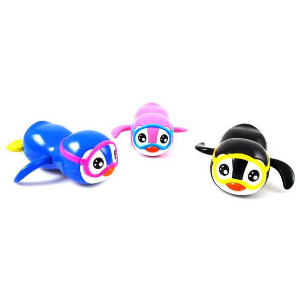 Magni ApS - Wholesale Bath Toy - Baby - Magni | Wind Up Bath Toy - Penguin asstd
