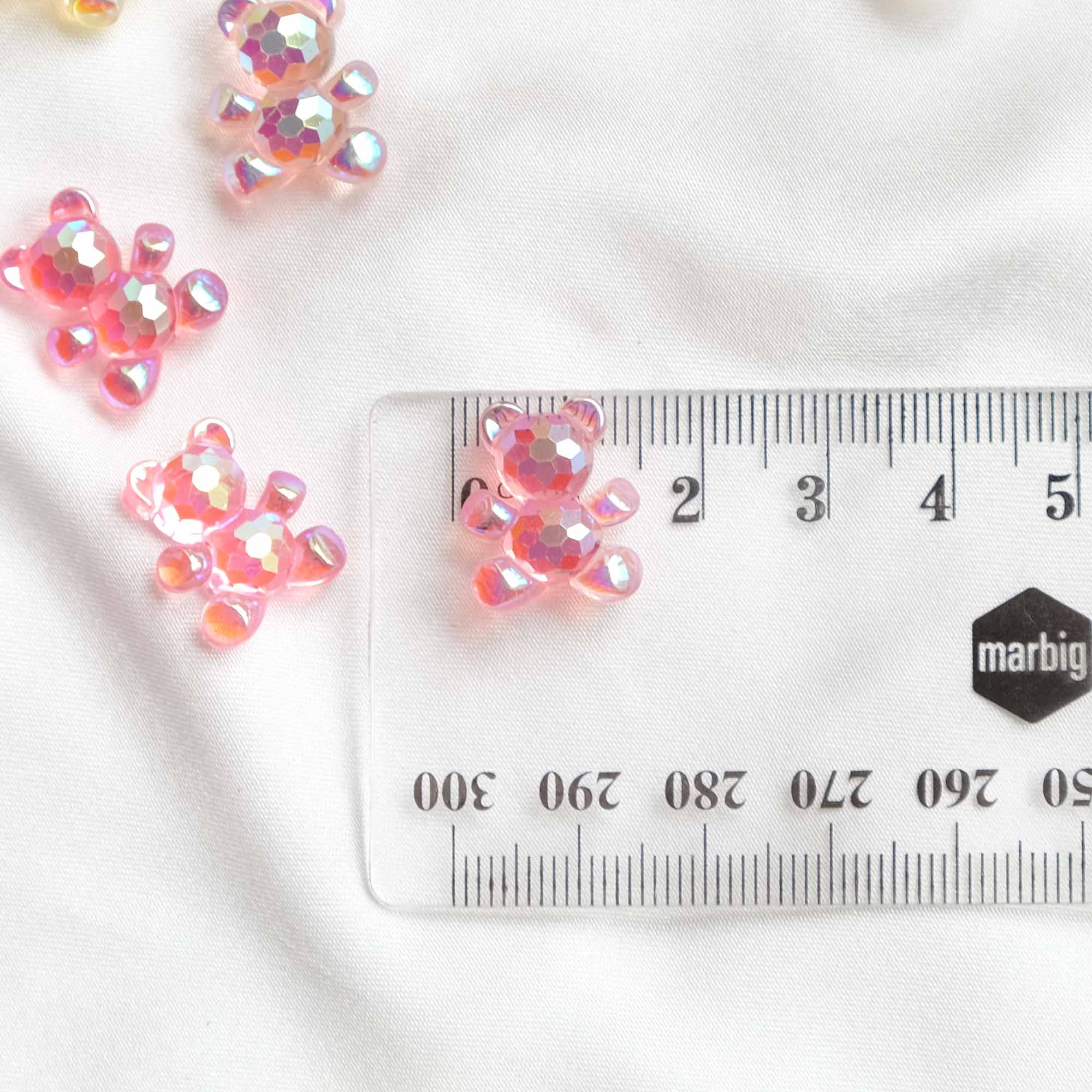 Moon Bunny - Vente Matériels de bricolage - Ours holographique à multiples facettes (4 pièces)5