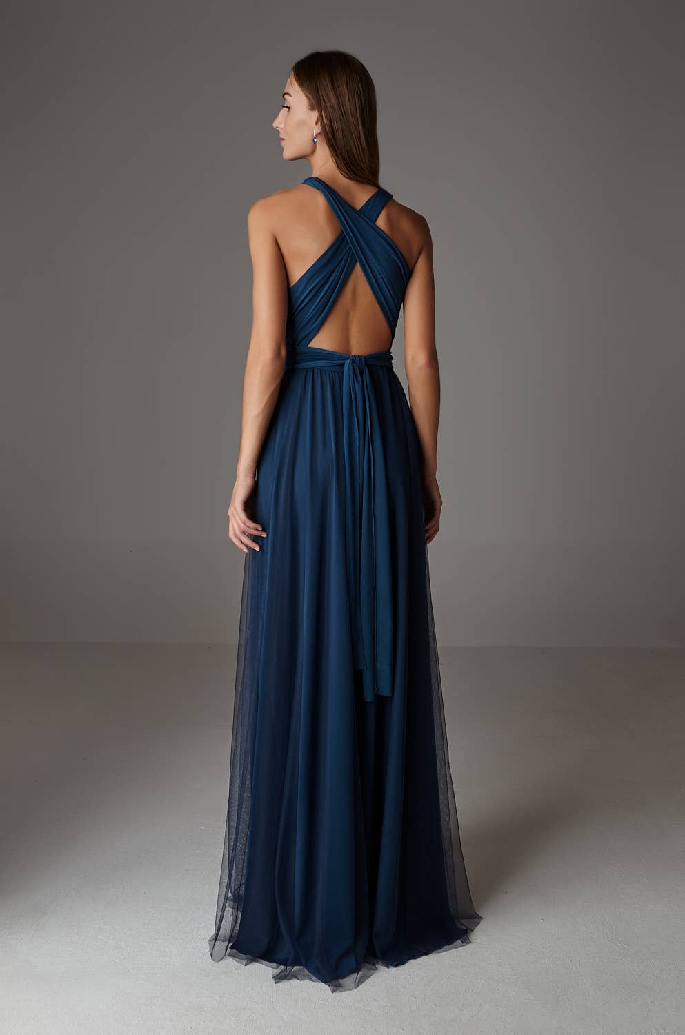CEYLAN BCN - Vente Robe de soirée – femme - Robe maxi bleue1