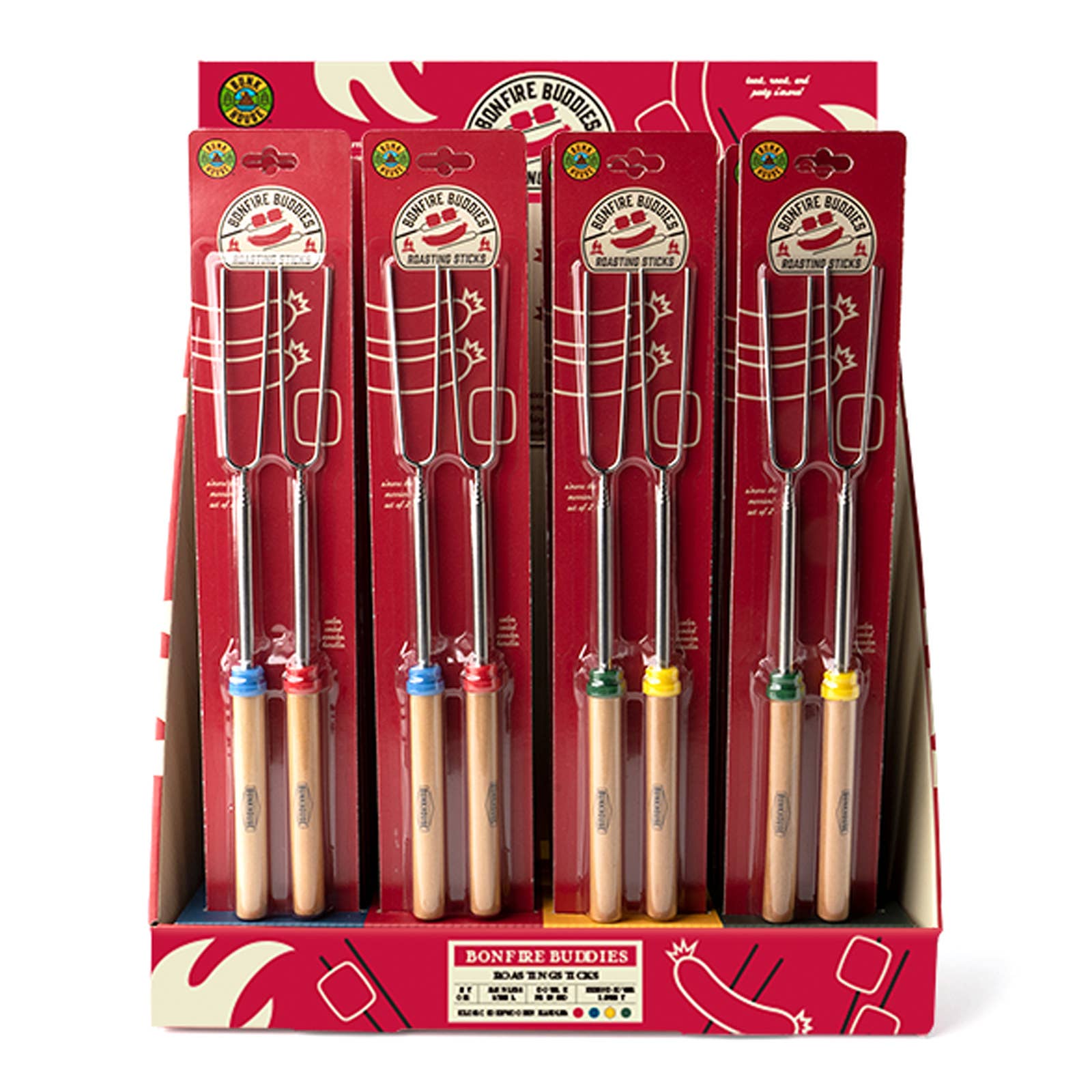 DM Merchandising - Wholesale Roasting stick - Bunk House Bonfire Buddies 2-Pack Roasting Sticks1