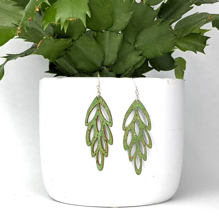 Elisabetta Studio - Wholesale Dangle Earrings - Cascade Cork Earrings1