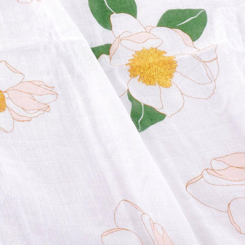 Little Hometown - Wholesale Swaddle - Baby - Southern Magnolia Baby Muslin Swaddle Receiving Blanket8