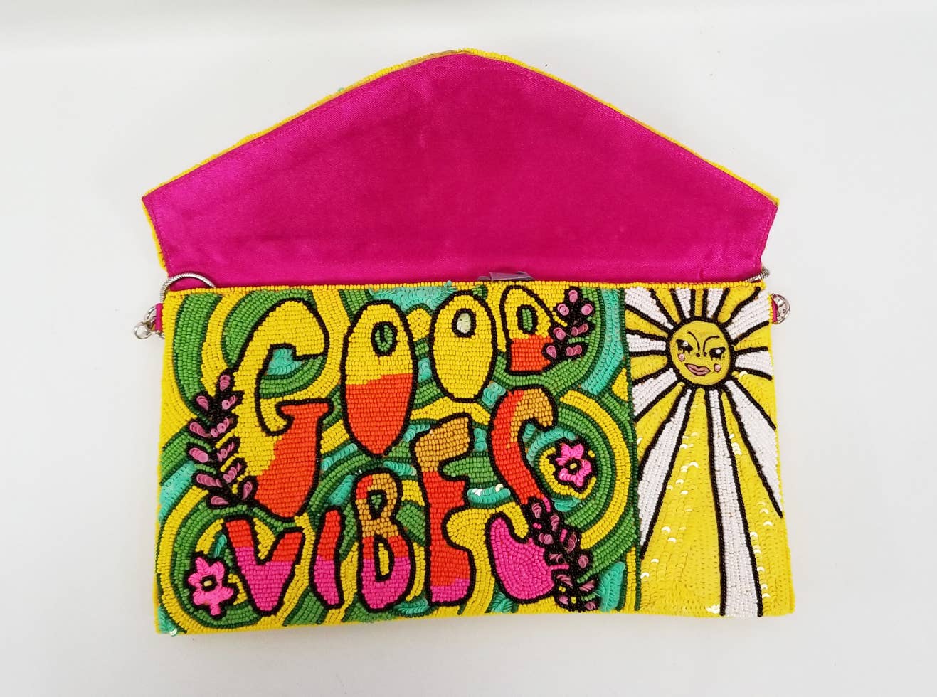 Ricki designs - Venta al por mayor Bolso de mano - Mujer - BOLSO DE MANO GOOD VIBES CON CUENTAS1