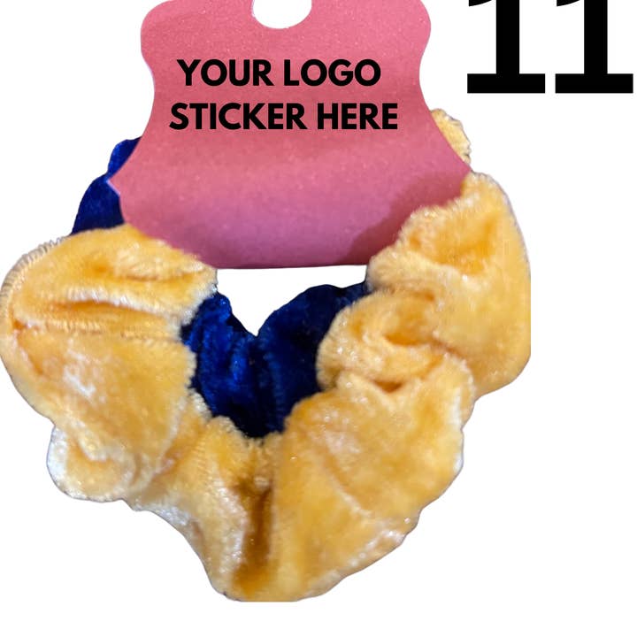 shirt shack design corporation - Wholesale Scrunchie - Women's - 2 pack Scrunchie hair tie ready to display10