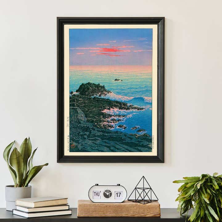 Ink & Drop – wholesale Konsttryck – Morning of Cape Inu - tryck av Kawase Hasui2