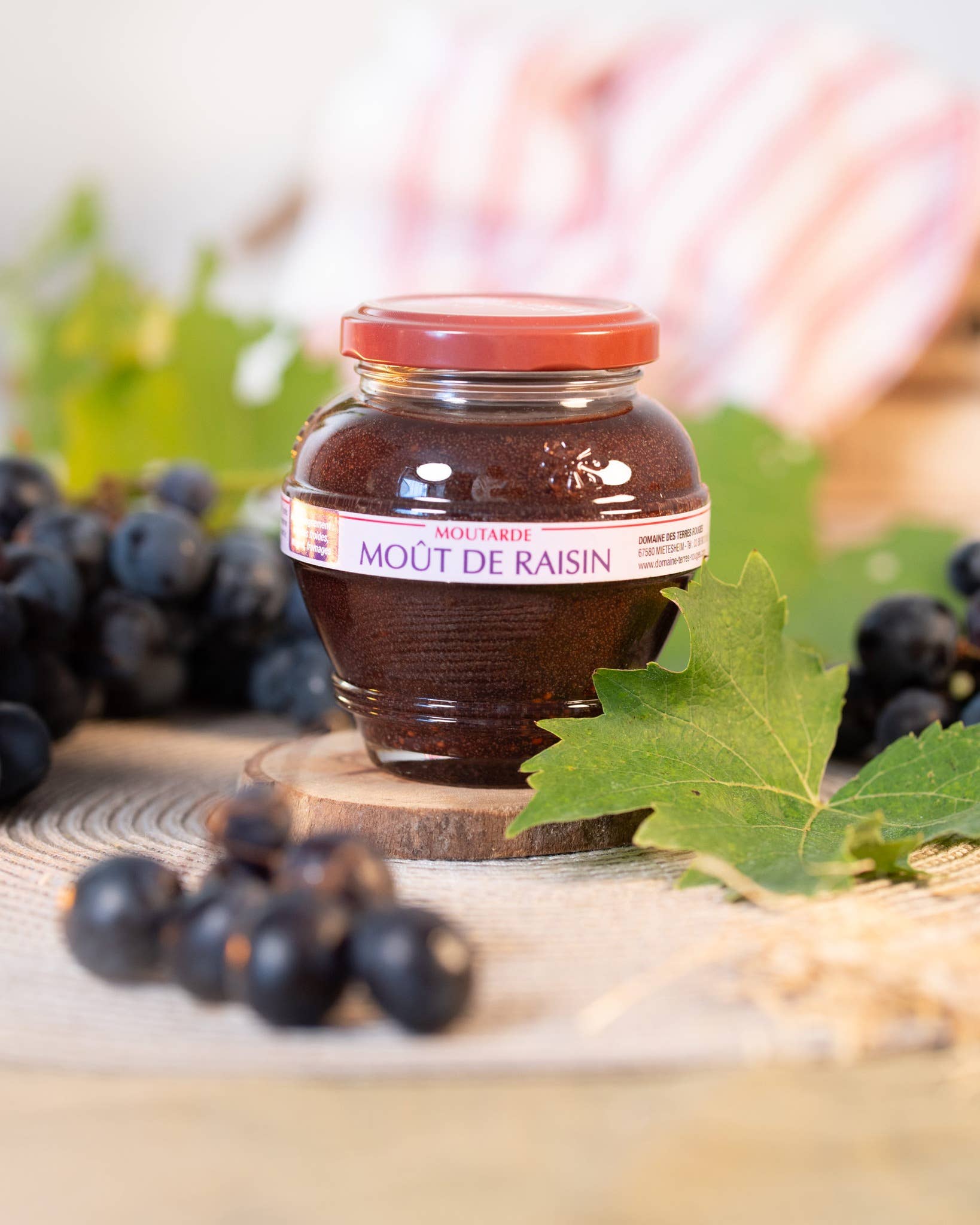 DOMAINE DES TERRES ROUGES - Wholesale Mustard - Mustard with Grape Must 200 g2