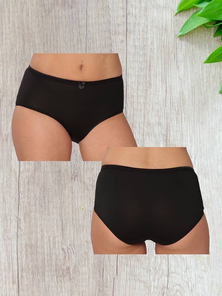Isadora, Tipi toe, & James Fiallo - Wholesale Underwear - Women's - Isadora Women's Cotton Seamless Comfort Brief Underwear2