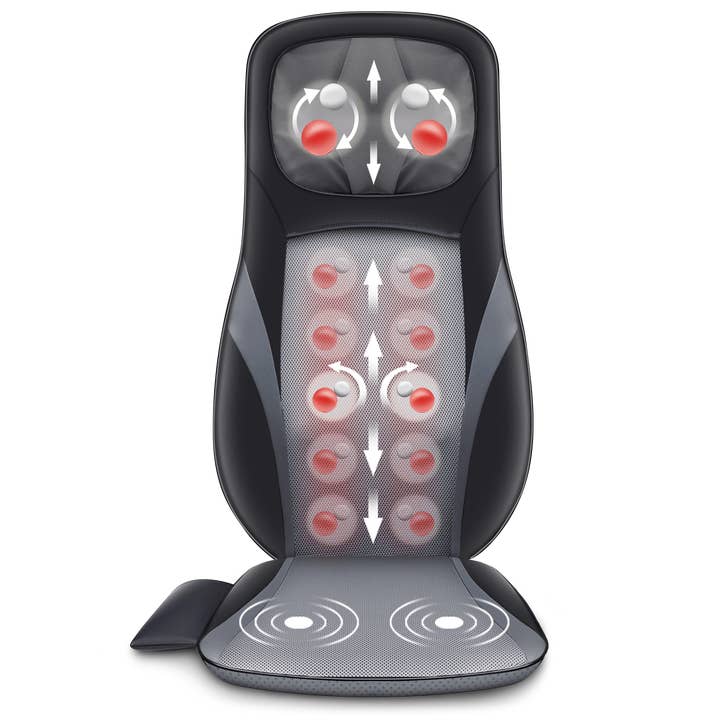 SNAILAX - Wholesale Body Massager - Snailax Shiatsu Back Massager with Heat & Deep Kneading Massage Chair Pad - 234