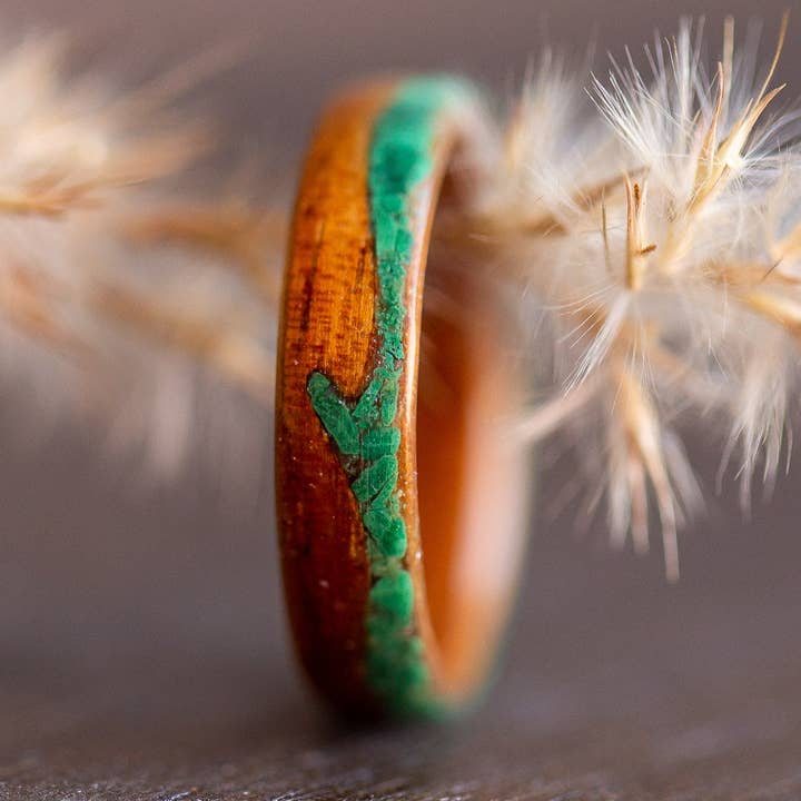 Koa & Malachite Waves 5mm for wholesale by My Roots Jewelry