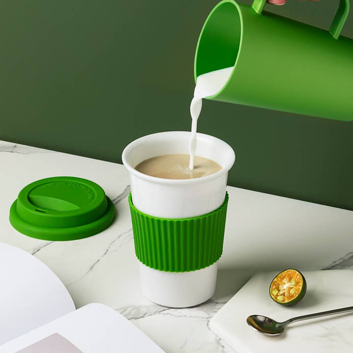 Corndrop - Wholesale Coffee Mug - Corndrop Coffee Cup - PLA- Eco Friendly-Biodegradable9