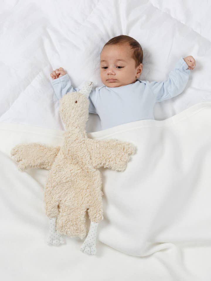 Under the Nile – Engroshandel Hyggetæppe - Baby – Gåsen Abigail Sherpa Snuggle Lovey4