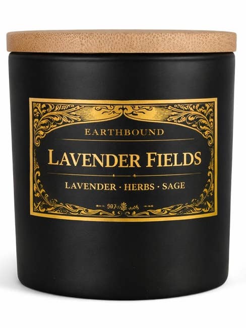 Lavender Fields| Relaxing and Calming Soy Wax Wellness Candle for wholesale by Flame Craft Candles