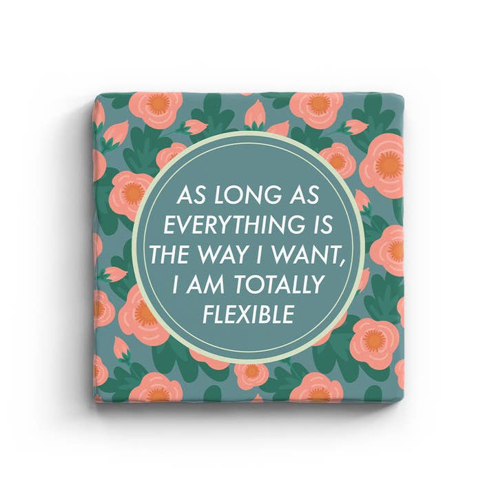 Totally Flexible - Marble Coaster for wholesale by Paisley & Parsley