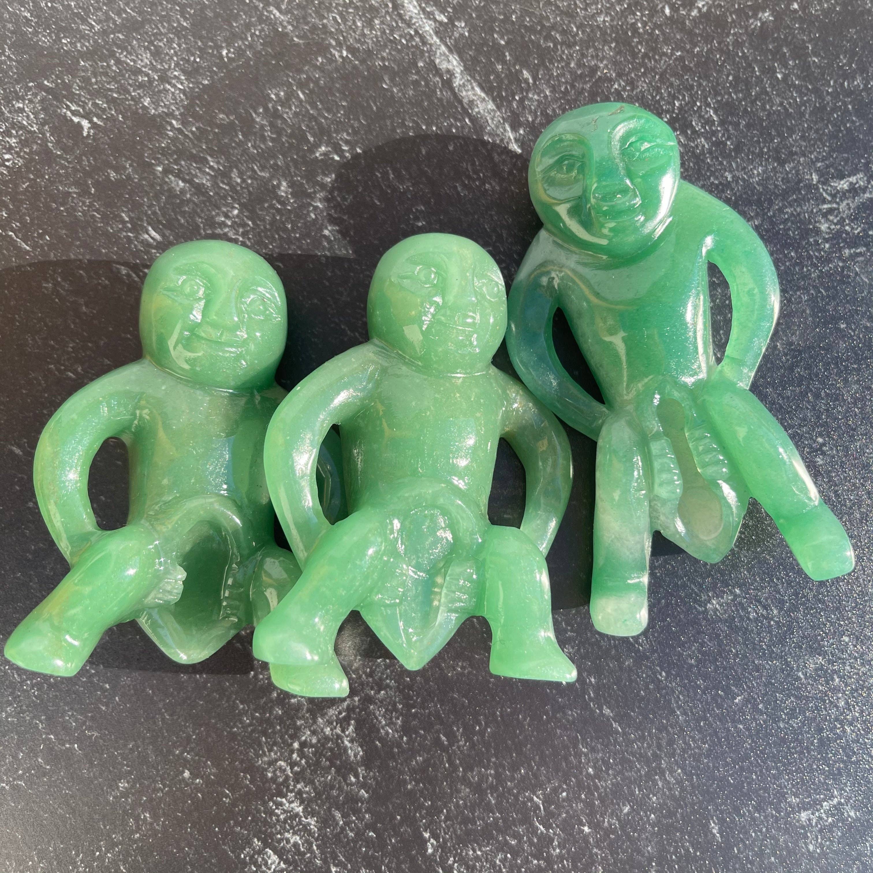 Good Juu Juu – Großhandel Spiritueller Stein/Kristall – Green Aventurin Sheela Na Gig Figur2