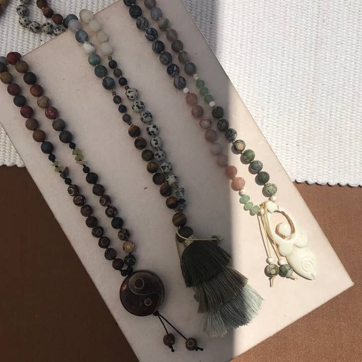 Arid Collective - Wholesale Prayer Beads Necklace - Traditional Japa Mala Necklace | Reiki Infused | Handmade4