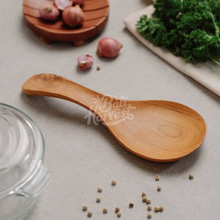 Bali Harvest - Wholesale Spoon Rest - Teak Wooden Spoon Rest - Spoon Holder Trivet Serving Spoon1