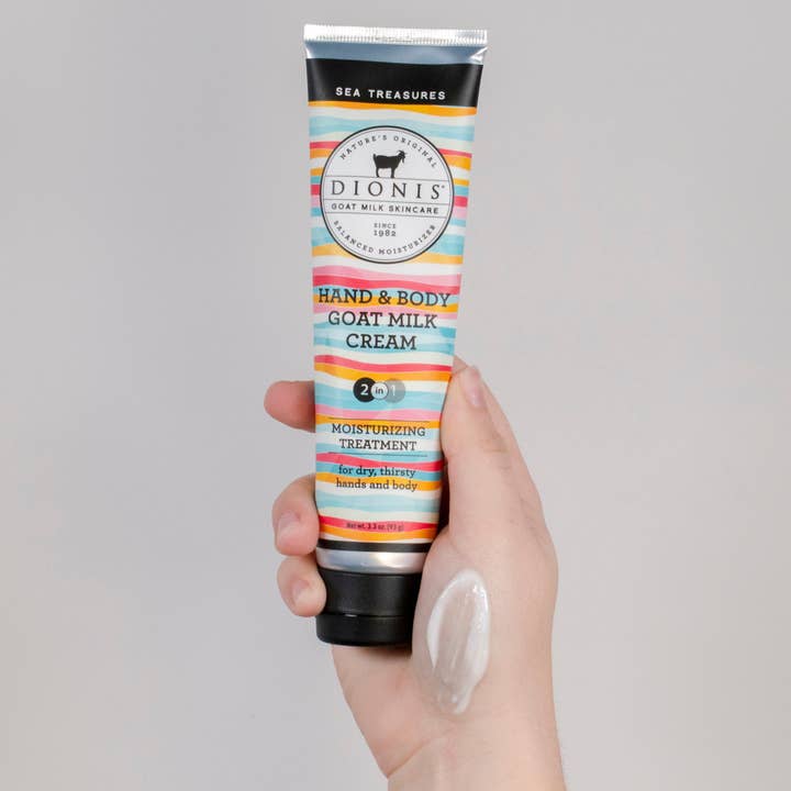 Dionis Goat Milk Skincare - Wholesale Hand & Body Lotion - Sea Treasures Hand & Body Goat Milk Cream