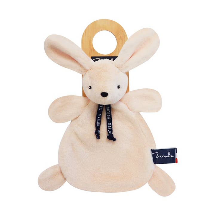 Dorlotin rabbit comforter - Ivory for wholesale by MAÏLOU TRADITION