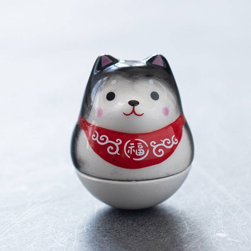 Gohobi （We cover U.S. import duties） - Wholesale Decorative Figurine - Gohobi Handmade Ceramic Shiba Inu Ornament Tumbler0