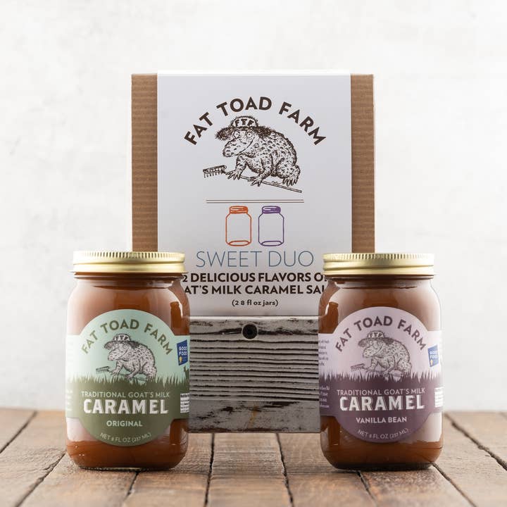 Coffret cadeau Sweet Duo Caramel pour la vente par Fat Toad Farm