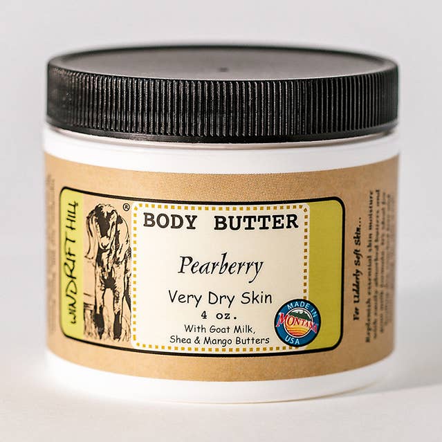 Windrift Hill Goat Milk Skincare – wholesale Body balm/butter – Pearberry Goat Milk Body Butter0