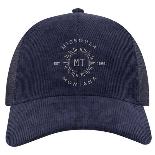 Mercantile 12 - Wholesale Baseball Cap - Unisex - Custom BURST COLLECTION Corduroy Low Profile Trucker Cap 1