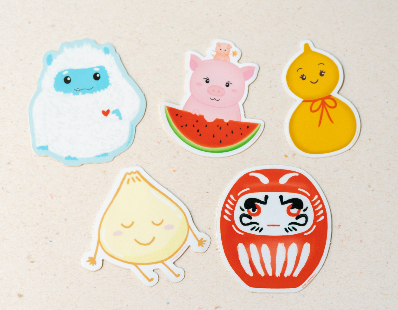 Sixtyeightcolors – wholesale Sticker – Daruma Sticker, Japanese Daruma Doll Vinyl Sticker1