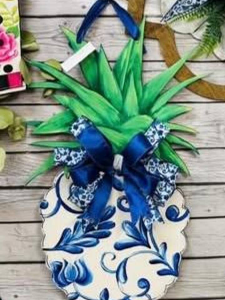 Estate Blu e Bianco Ananas per la vendita all'ingrosso da parte di Chelle Belle's Creations