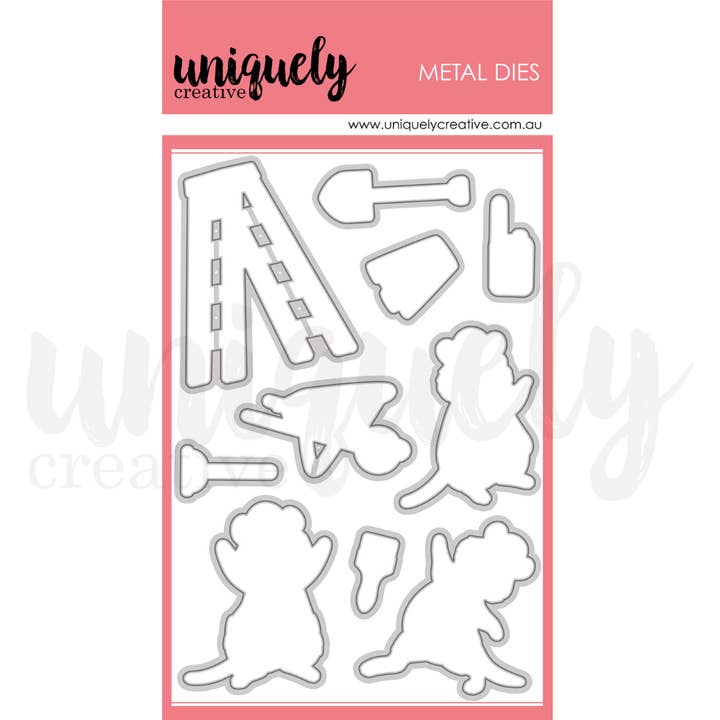 Aussie Tradies Fussy Cutting Die for wholesale by Uniquely Creative