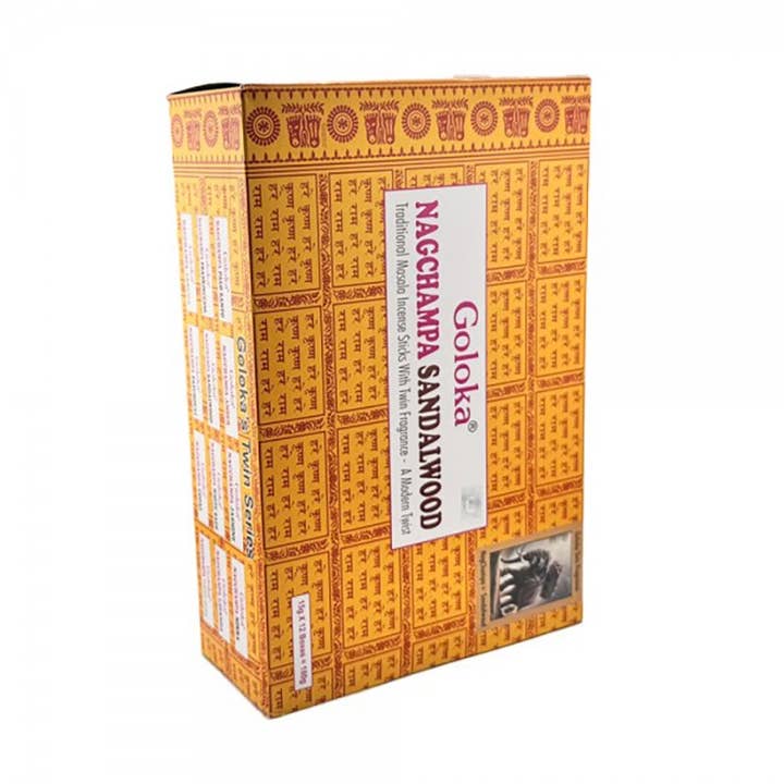 Ethike.eu - Wholesale Incense - Nag Champa Sandalwood - Goloka Twin Series1