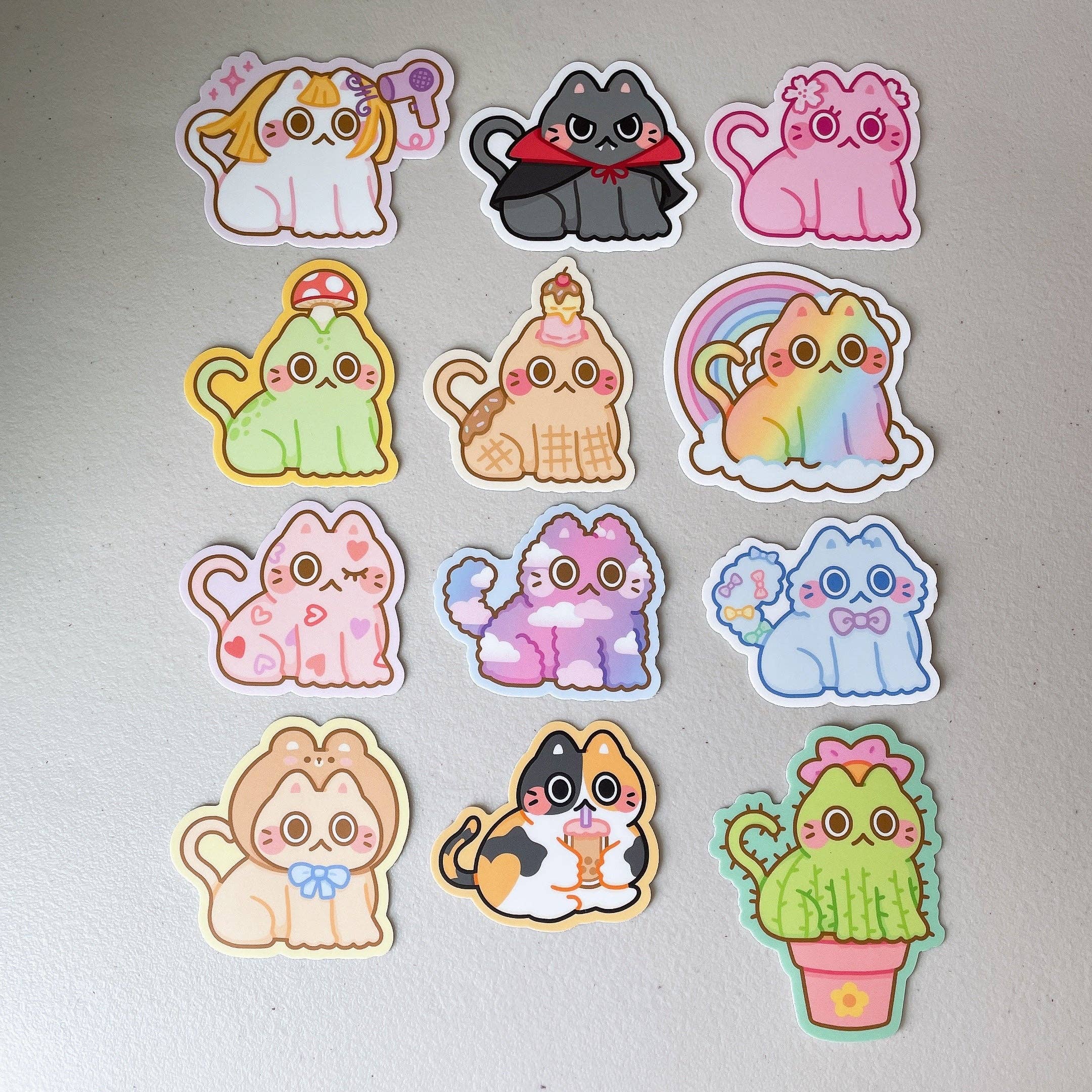 StickyRiceCo - Wholesale Sticker - Cat Stickers13