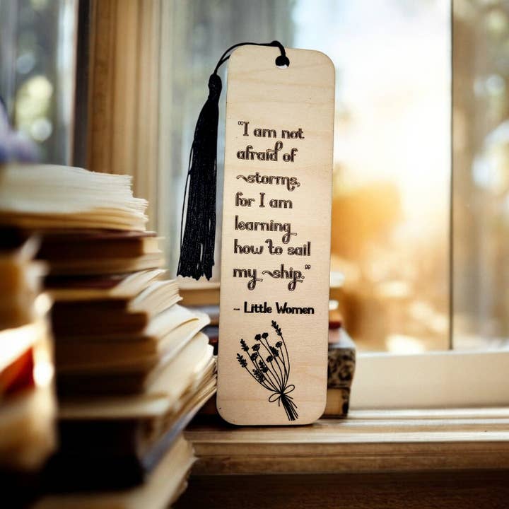 Little Women Wooden Bookmark for wholesale by G + H Gifts