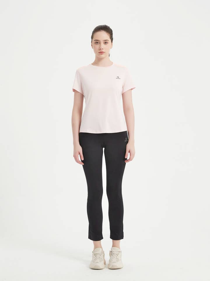 T-shirt à manches courtes montées pour femme pour la vente par Neyo