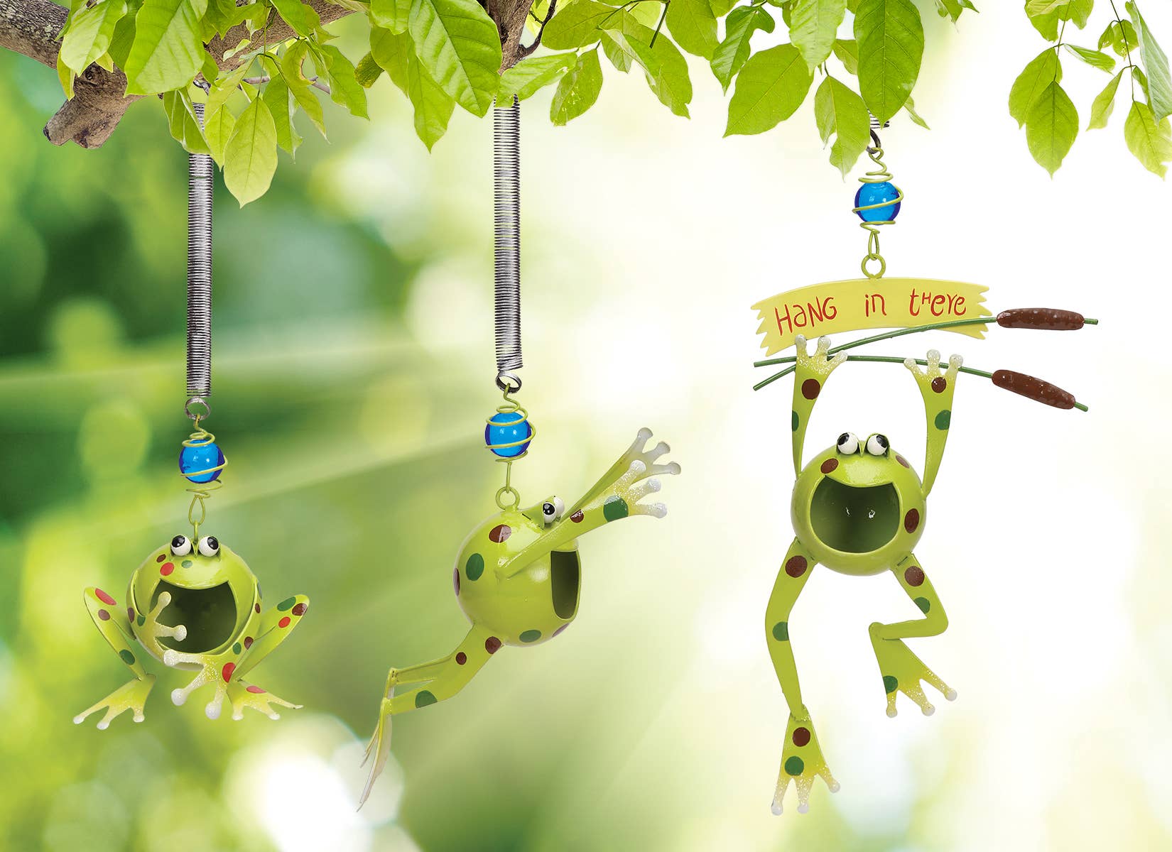 Sunset Vista Designs - Wholesale Outdoor Ornament/Decor - Froggy Bouncy 3 Asst1