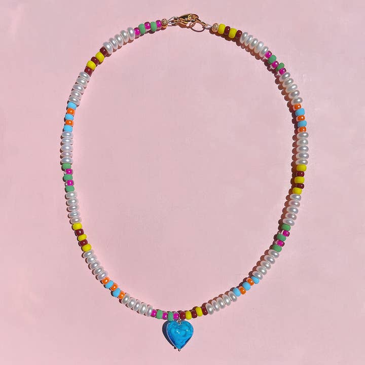 Mallorca hjärta halsband för wholesale av Sjo Jewelry